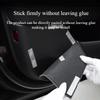 For Tesla Model Y Juniper 2025 Car Door Anti-Kick Pad Leather Sticker Trim Side Door Sill Protector Cover Interior Decoration