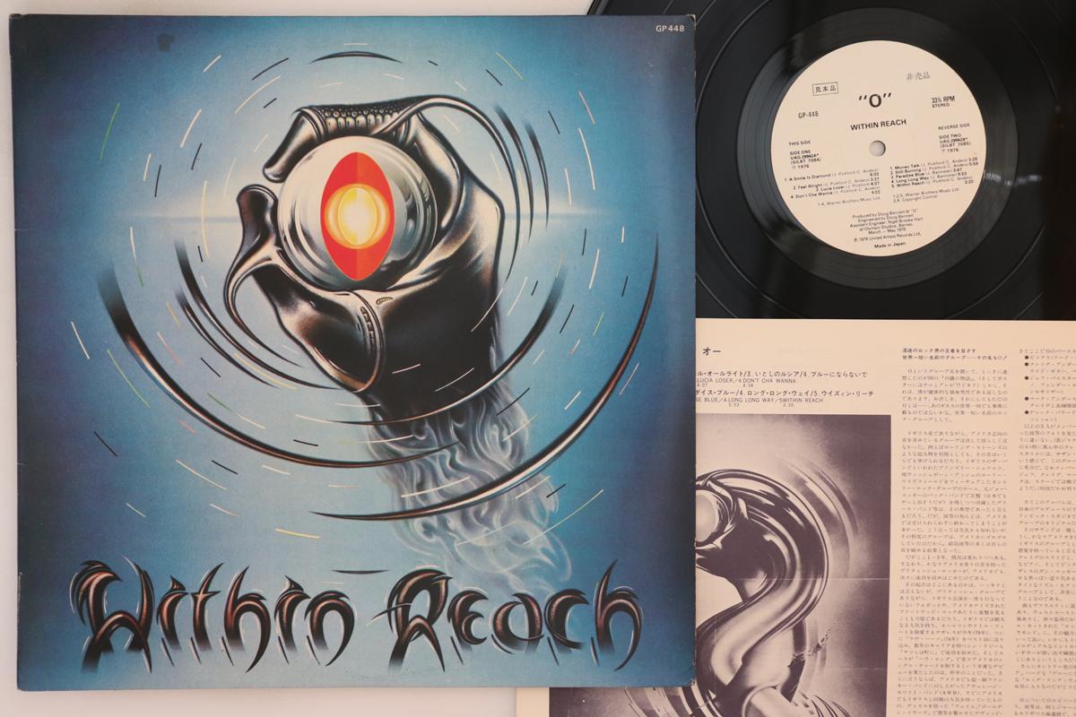 

LP Record O BAND - Within Reach GP448PROMO UNITED ARTISTS 1976 Japan Rock