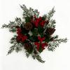 Plastic Christmas Candle Ring Artificial Pine Needle Table Centerpiece  Holiday Dinner Table