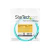 Câble À Fibre Optique OM4 - STARTECH.COM - 3 M - Duplex Multimode - 100 Gb - Aqua