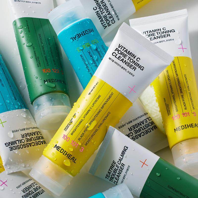 Mediheal Foam Cleansing 120ml, TEATREE, Vitamin C,Madecassoside/ Moisturizing, Korean Cosmetics, Kbeauty
