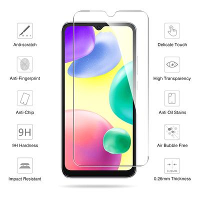 2pcs Screen Protectors Tempered Glass Protector Film For Samsung A04S A05 A15 A25 A35 A55 A14 A34 A54 A53 5G Redmi Note 13 13C Realme 9 Pro+ 10 8 Pro