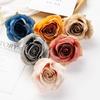 10/50pcs Artificial Flower Silk Rose Heads Hot Sales for Weddings Bride Gardens Arches Christmas Home Decorations Diy Gift Boxes