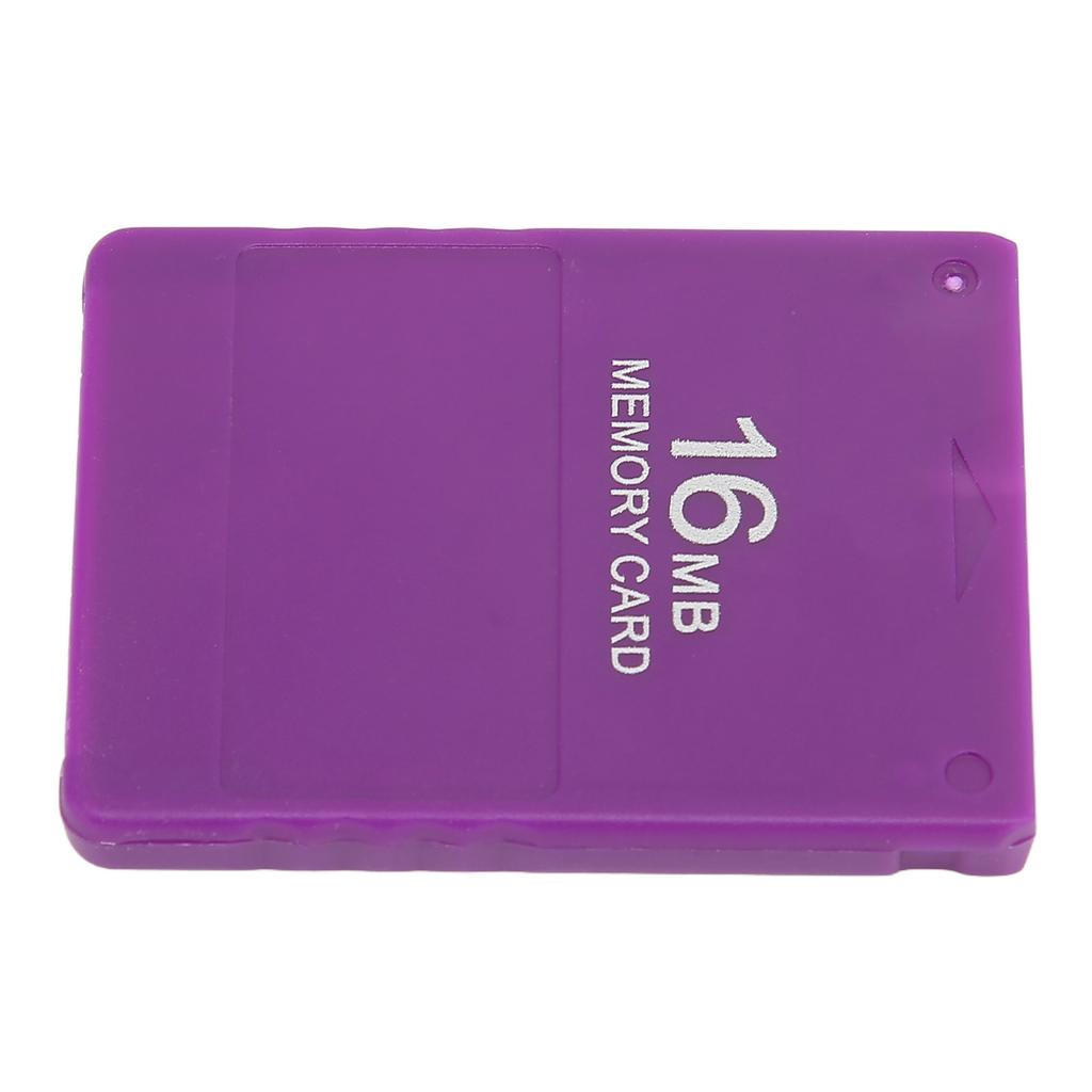 High Speed Game Memory Card Professional 16MB Memory Save Card Compatible for Playstation 2Purple