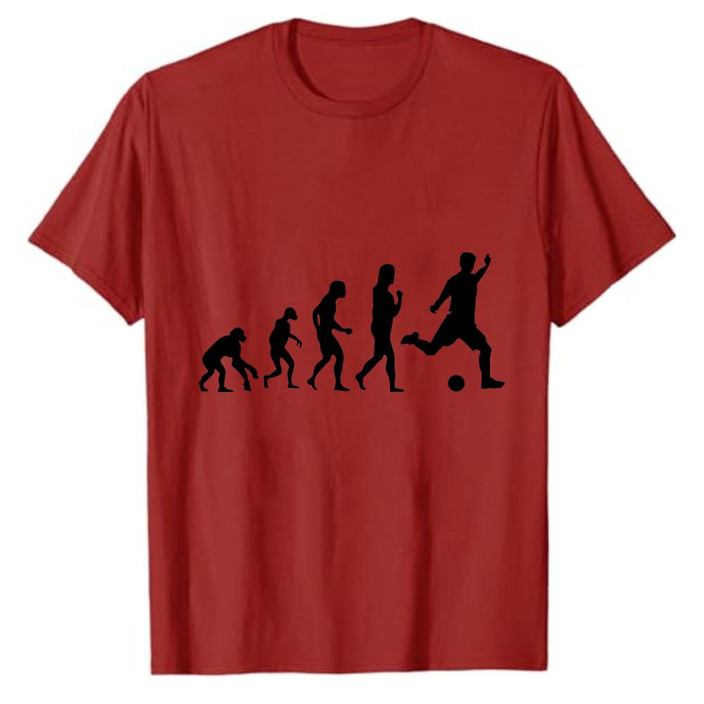 Theory of HuUnisex Evolution Soccer Evolution TShirt Unisexs Evolution of Fishing Tee Angler FisherUnisex Graphic Shirt Humor Sports