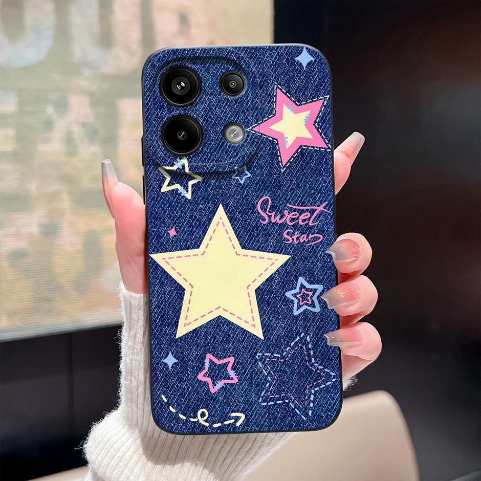 Case For Redmi Note13 13Pro 13 Pro+ Oil Painting Flower Anti-fall Minimalist Protector For Xiaomi Redmi Note 13 Pro Plus Funda