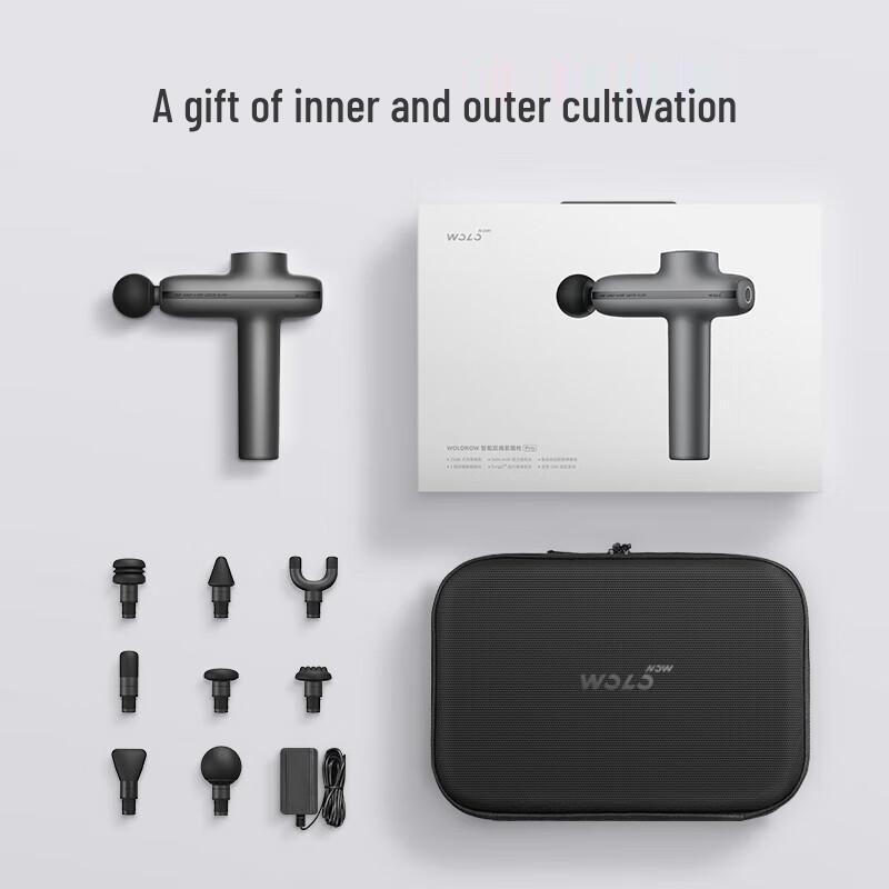 WOLONOW Pro Fascia Gun with 8 Massage Heads