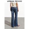 UR Women's Retro Washed Flare Denim Jeans