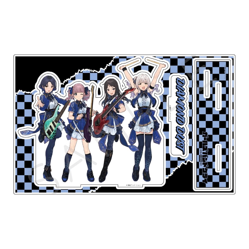 TV Anime Band 3rd Edition Big Acrylic Stand YK "Girls Cry" [Diamond Dust]