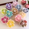 Flower Hair Clip French Style Elegant Women Flower Hair Claw Clip Hairpin Grab Clip Barrettes Headwear Hairgrip Hair Accessories