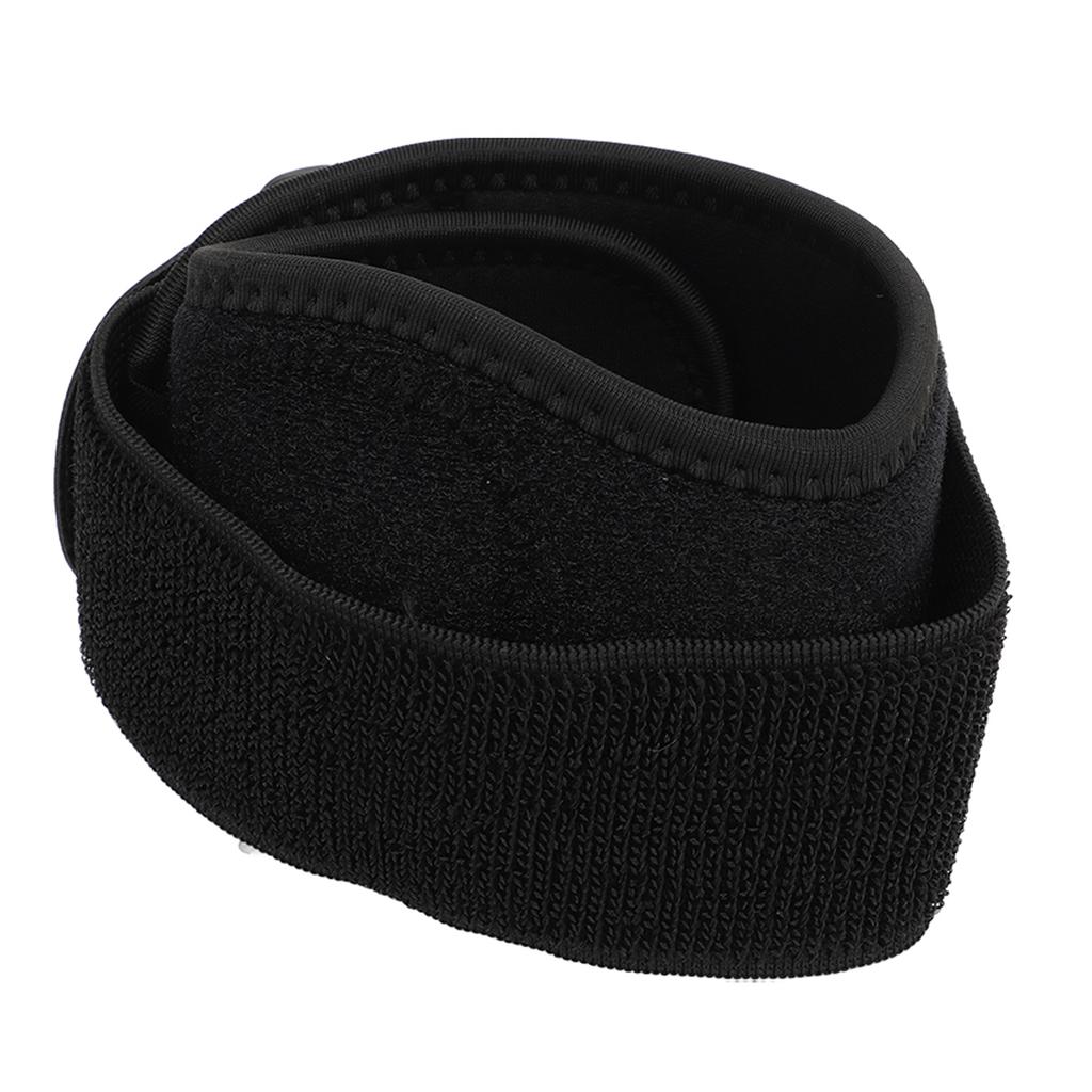 2PCS Tennis Elbow Brace Black EVA Cushioning Gasket Extended Binding Elbow Brace Support Strap for Men Women