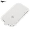 10pcs 5x9cm/2x3.5in EMS/TENS Physiotherapy Button Patch Reusable Meridians Massage Electrode Pads