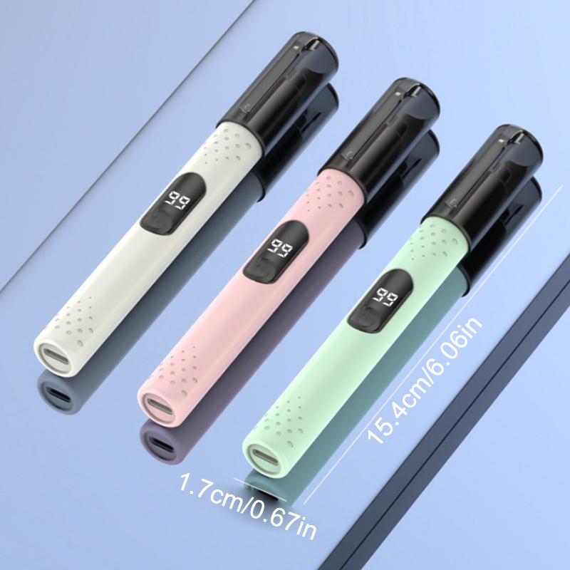 Electric Nose Hair Clipper Rechargeable Shaving Two-In-One Unisex Fully Automatic Washable Digital Display Nose Trimmer