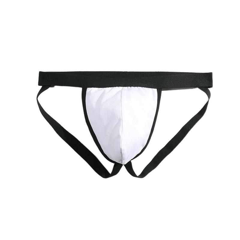 Men's Low Waist Ice Silk Thong: Sexy, Breathable, U-Convex, High Elasticity Underwear