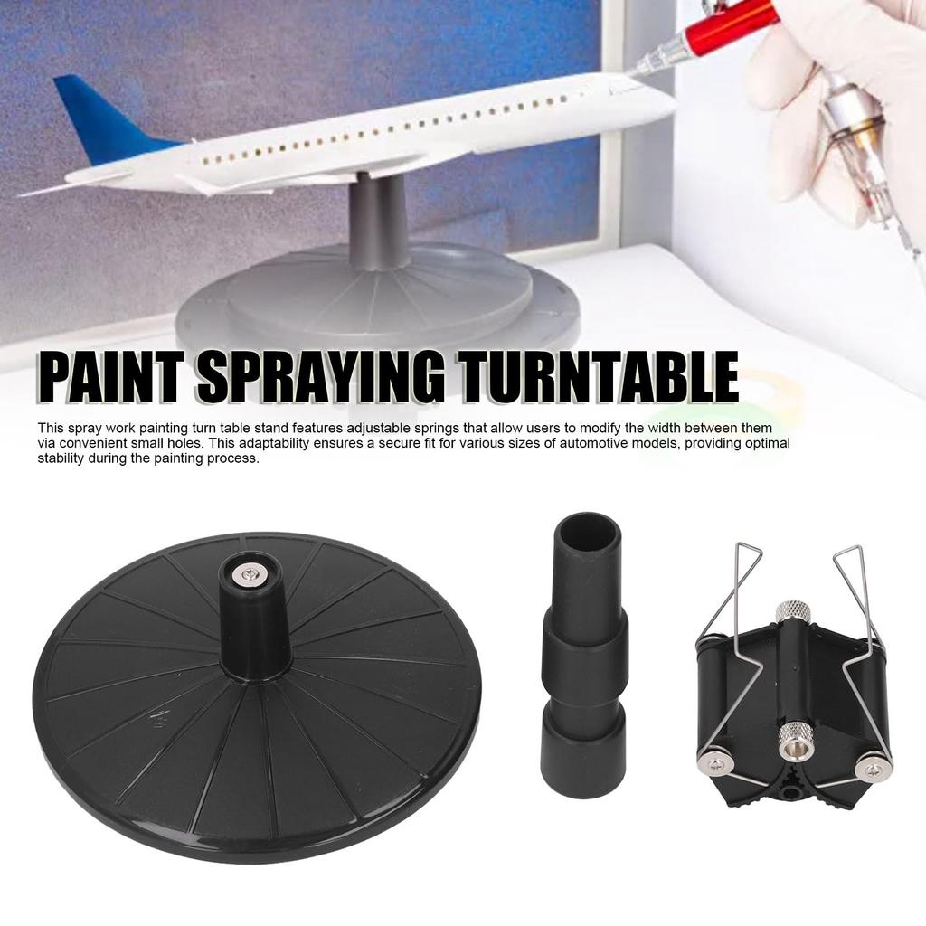 Spray Work Painting Stand Set, Model Painting Stand Base Holder, Adjustable Height Spray Painting Stand Base, Makes DIY Model Car Airbrush and Spray P