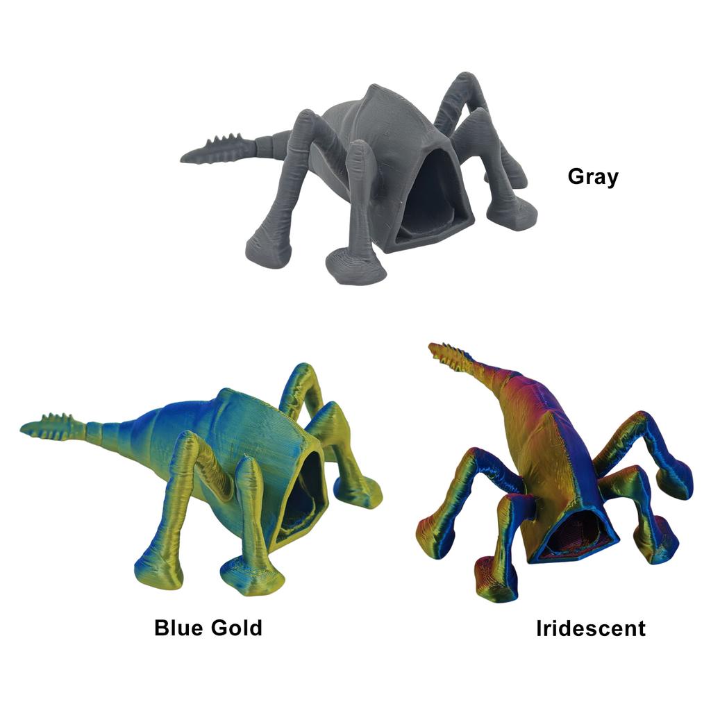 3D Printed Sea Eater Toy Model Toy Doll Funny Ocean Monster Desk Buddy Deep Sea Monster Figurines Unique Gift for Ocean Lovers