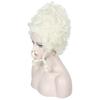Linfairy Game Cosplay Wig, Heat Resistant, Costume Accessory, Festival Cosplay Wig, Medieval Palace Style, Aristocratic Style, White Blonde Curls