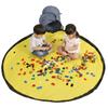 IMPACT Online Block Storage Play Mat Drawstring Toy Storage Box with Lid, Large Capacity (Blue)
