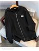 Women's Plus Size Super Loose Fleece-lined Hoodie Cardigan, Bust 150/170