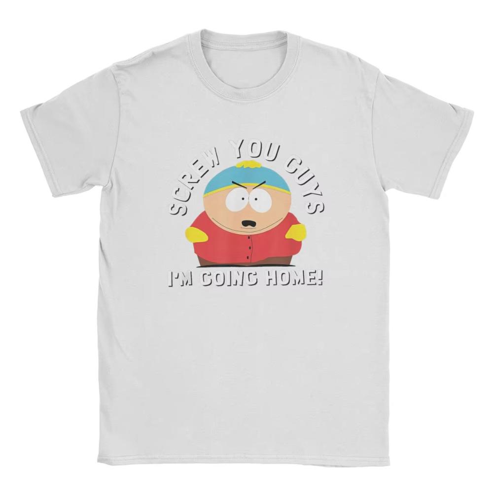 New Crazy South Park Comic Comic Print Graphic T-shirt Men's and Women's Short Sleeve T-shirt Men's Clothing Harajuku Streetwear