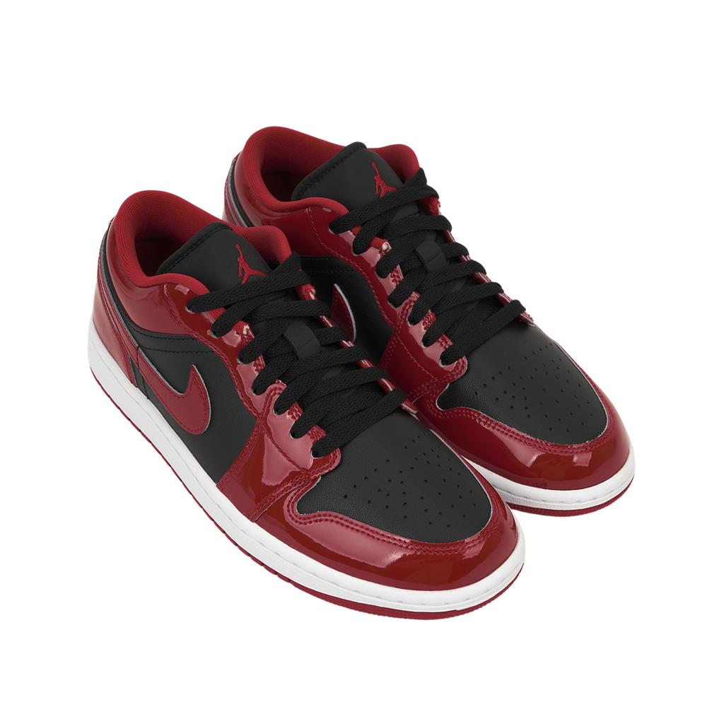 Zapatillas Unisex Air Jordan 1 Low Patent Varsity Red Black Blancas HV4089-006