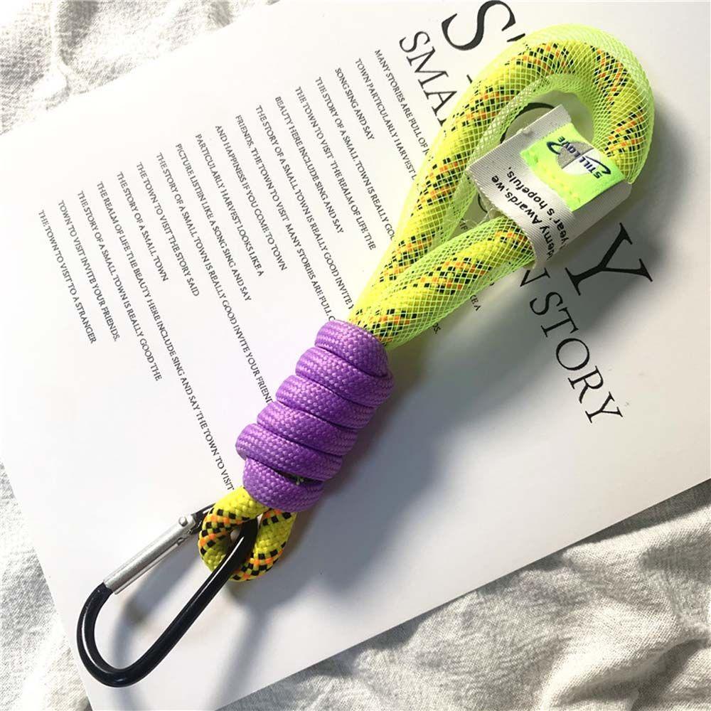 Buy Key Chains Bag Pendant Mesh Lanyard Keychain Phone Hanging Cord