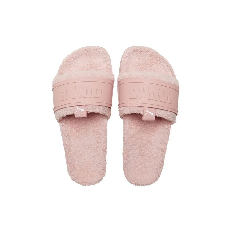PUMA Leadcat Ylm Slide Winter Unisex Slides Pink Thick Sole Outdoor Wear 384411-01