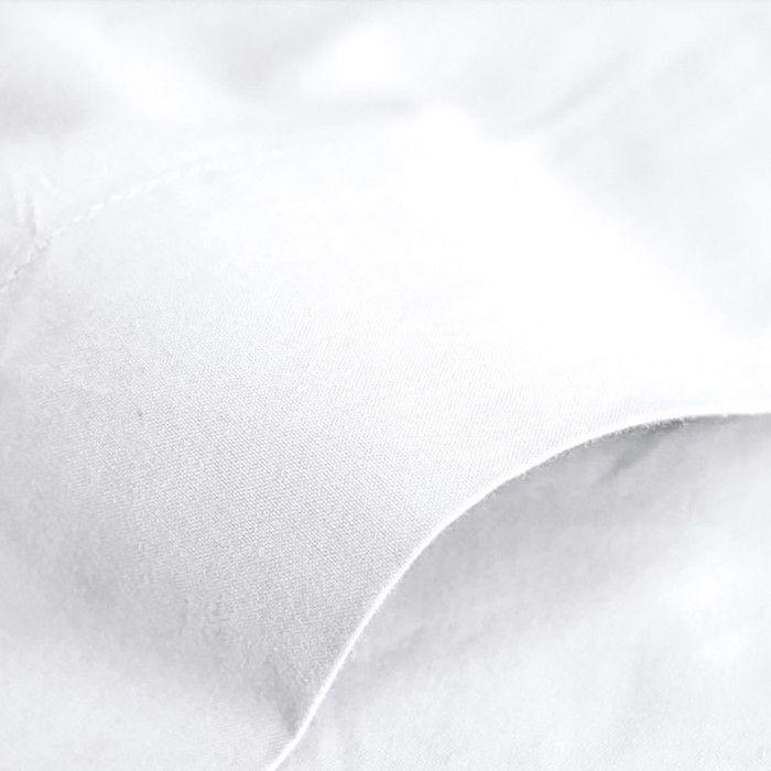 Drap plat "Prémium" pour lit 1 place &amp; 2 places - Prémium Neige - 240 x 300 cm pour lit 2 places