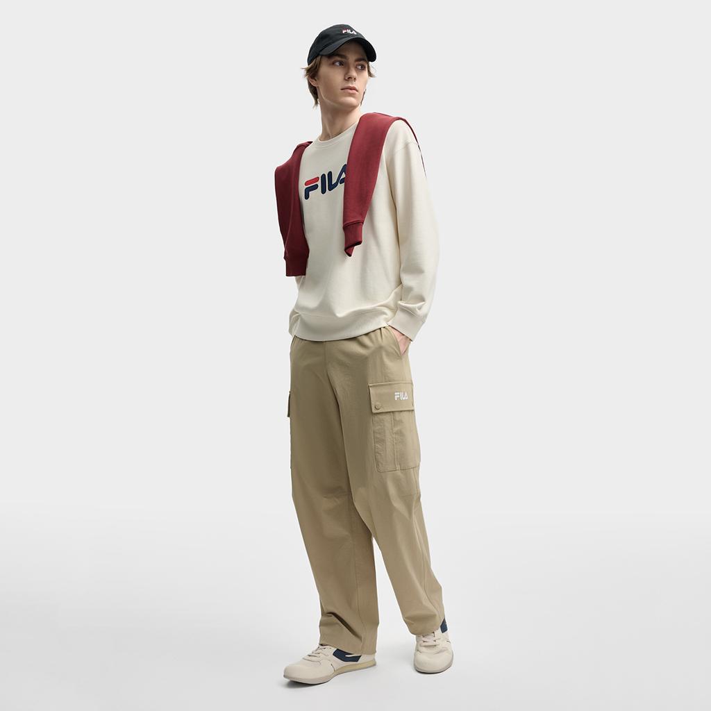 FILA ORIGINALE Sweatshirt Unisex Steam White F51U539205F-IV