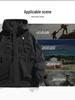 Unisex Windproof & Waterproof Cotton Jacket for Mountain, Autumn/Spring Style, Loose Fit