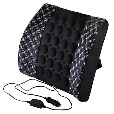 Electric Car & Home Lumbar Support Cushion with Massage Function