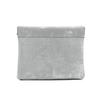 Vita Felice Cowhide Spring Mouth Mini Pouch for Women Nsz-30241n (Silver)