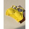 Cross-Back Beauty Back Sports Bra with Shockproof Support for Fitness, Yoga, and Training for Women