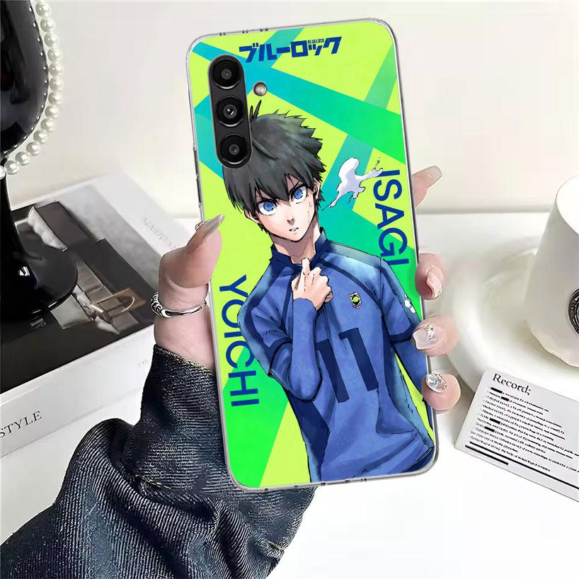 Hot Anime Blue Lock Phone Case For Samsung Galaxy A13 A14 A15 A16 A17 A53 A54 A55 A56 A57 A33 A34 A35 A36 A37 A23 A24 A25 A26 Ga