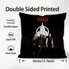 DDEICIDE Band Cushion Cover Plush Fabric Soft DoubleSided Printed Sofa Warm Winter Home Child Gift Pillow Case
