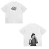 T-shirt Unisex Cotone Puro Stile Harajuku Retro Manica Corta Moda Streetwear Ispirata alla Cantante Lana Del Rey
