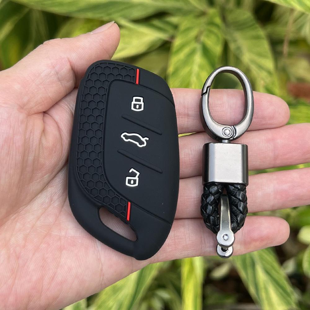 Rubber Key Case for MG 4 2023 Mg4 Ev MG HS GT ZS EV ZX MG5 MG6 Roewe RX3 RX5 RX8 ERX5 I6 I5 Silicone Car Remote Protector Cover