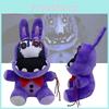 Cute Fnaf Series Midnight Bear Skeleton Purple Rabbit Plush Toy Animal Category
