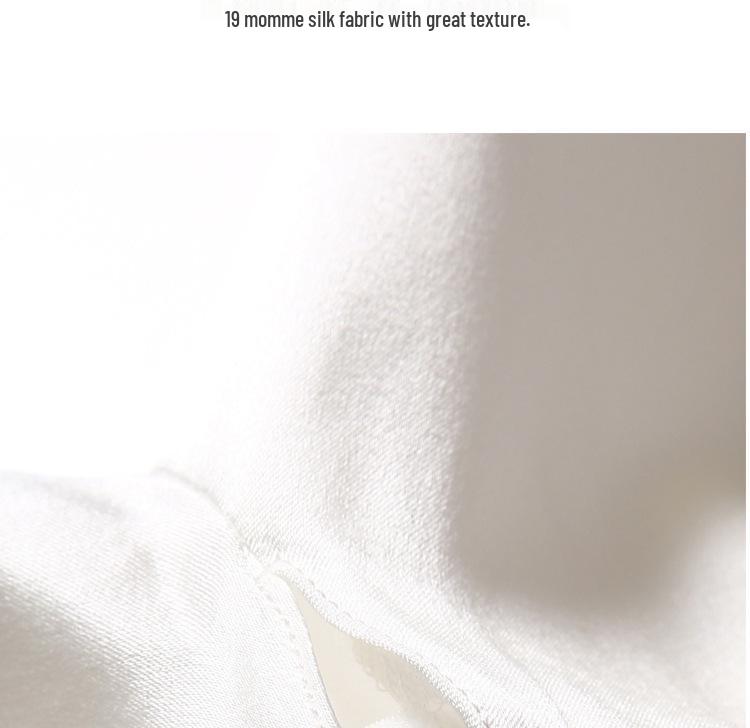 Fairy Senseless 19 Momme Silk Adjustable Wireless Bandeau Bra