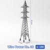 Model Electric Power Tower 1 To 150 Abs High Voltage Transmission Structure Toy For Diy Train Set Architecture Display