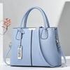 2024 Spring Women's Large Capacity Shoulder Crossbody Bag with Iron Pendant