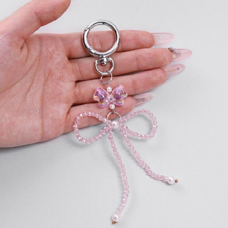Butterfly Bows Keyring Stylish Bowknot Shaped Keychain Accessory for Women Daily Wear Elegant Backpack Decoration