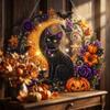 Halloween-Dekorations-Set - und Mond-Design zum Aufhängen an der Wand Herbst-Themenparty Geschenkset