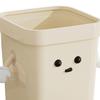 Creative Trash Can Lightweight Sturdy Interesting Multifunctional Rubbish Container for Under Desk Living Room Home Study Dorm