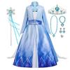 Girls Princess Dress Snow Queen Costume Carnival Party Halloween Kids Clothes Birthday Party Dress