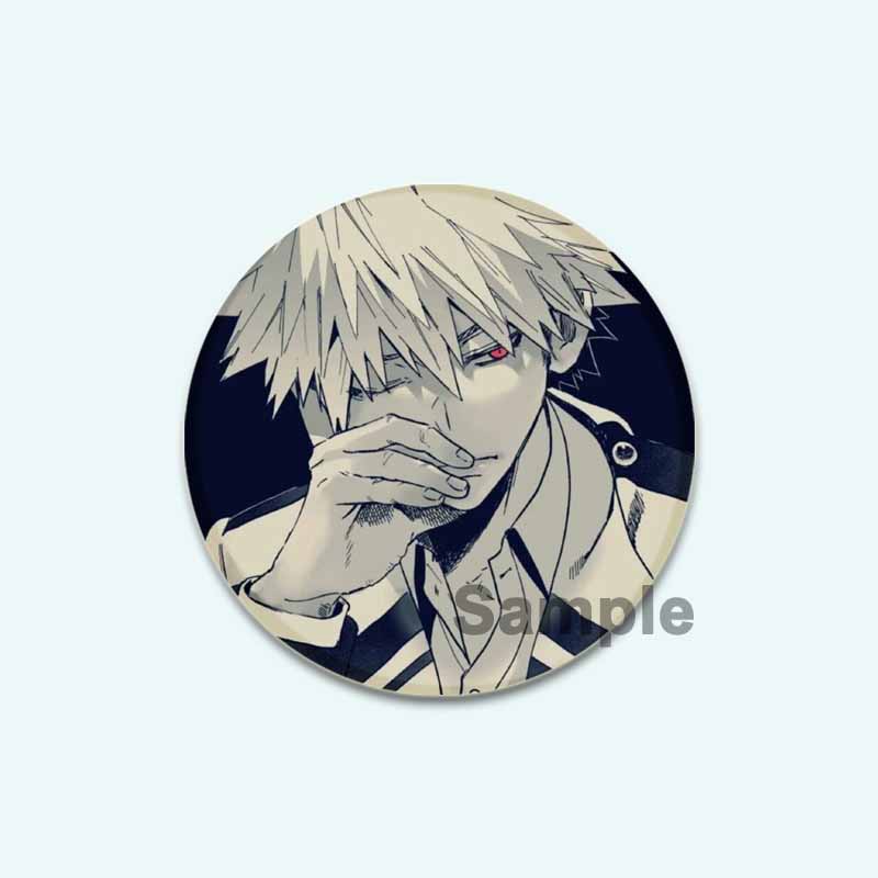 

32/44/58 мм Фанаты Коллекции Аниме Моя геройская академия Броши Мидория Изуку/Бакуго Кацуки/Тодороки Шото Значок на рюкзак Мультяшные значки на лацкан 58mm