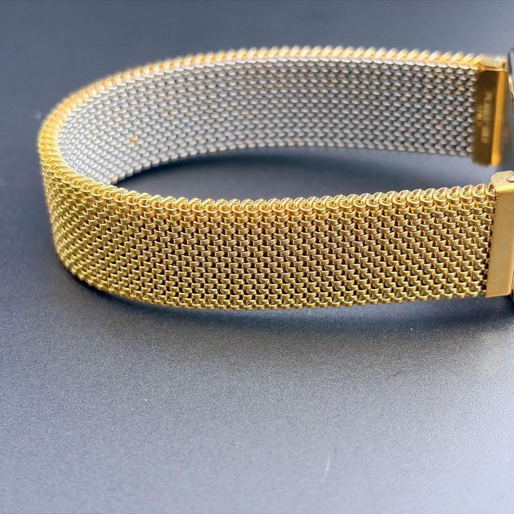 Used [Rare/Good Condition] Old Seiko Tank Square Gold Quartz Men's Watch