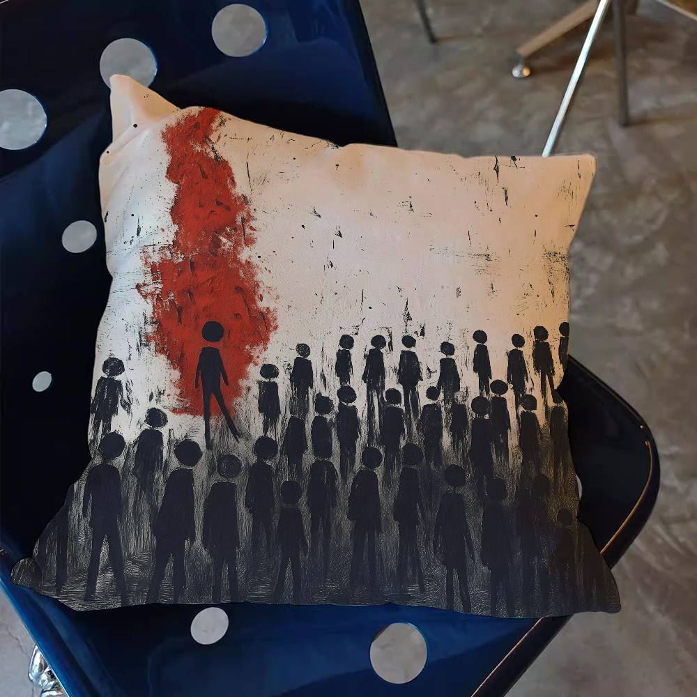 Band Hardrock TThree Days Grace Pillow Cover Design cushion Cover decor Holiday Decorati