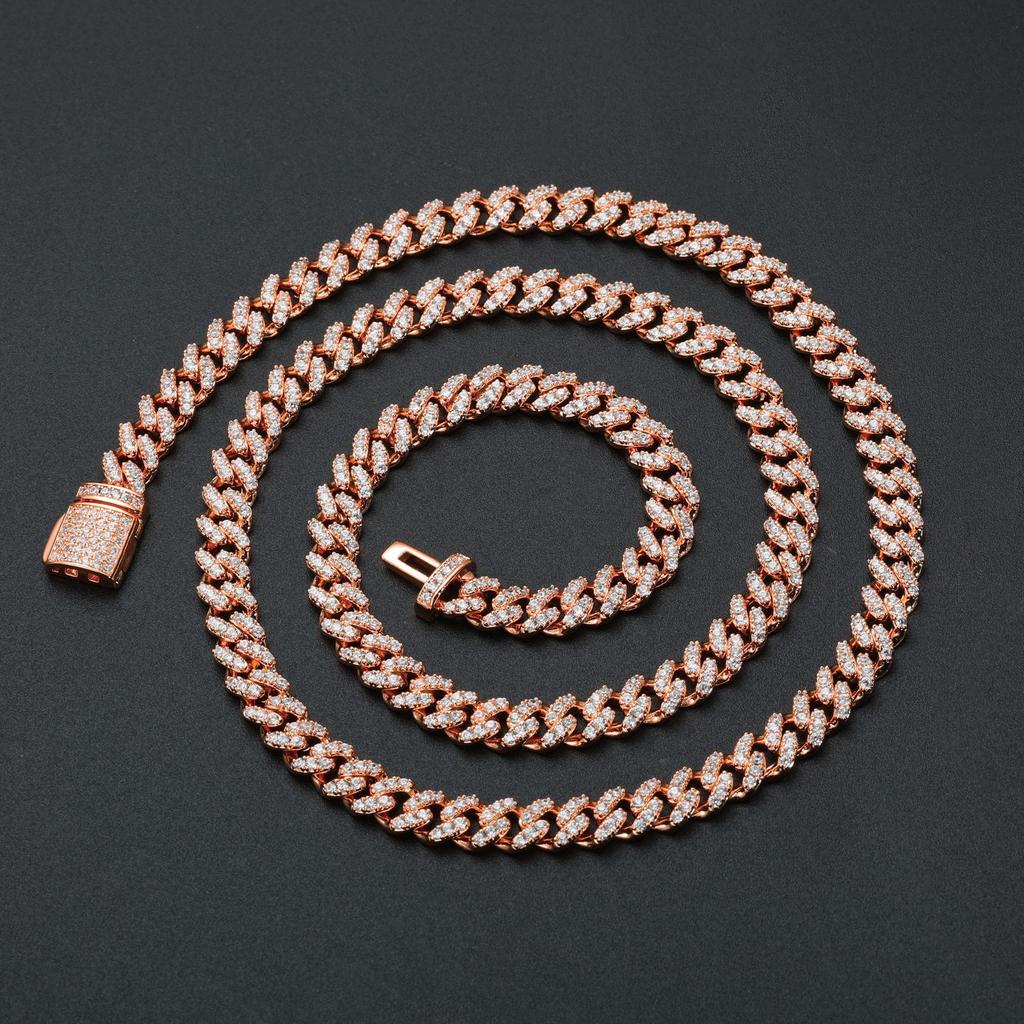 6mm Jednořadý Zirkonový Řetízek Vícebarevný Trend Klasický Street Náhrdelník Módní Trend Šperky Muži