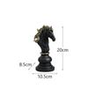 "Luxury Resin Chinese Chess Set: King, Queen, War Horse Pieces & Chessboard"